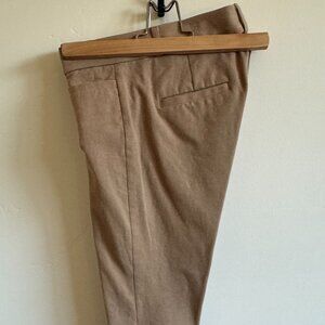 Banana Republic Tan/Khaki Slim-Fit Ankle Pants | Neutral Trousers | Size 00P